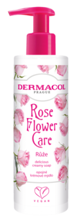 Flower care krémové mýdlo na ruce - růže